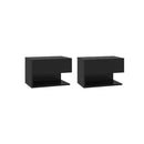 Wall Mounted Bedside Cabinets 2 Pcs