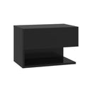 Wall Mounted Bedside Cabinets 2 Pcs