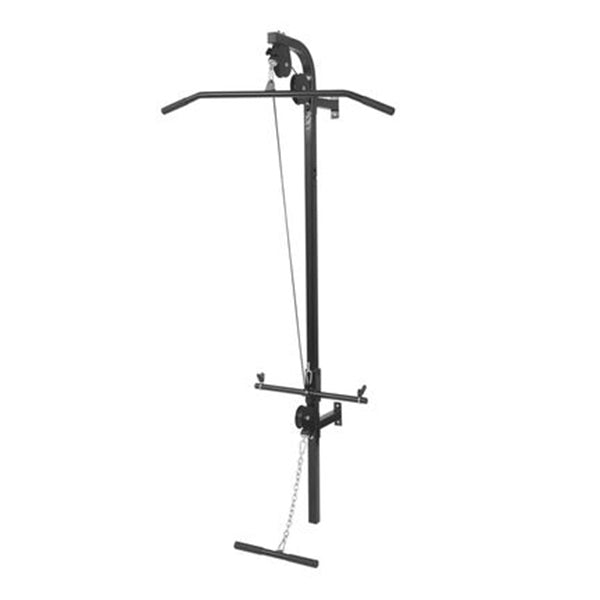Wall Mounted Power Tower With Barbell And Dumbbell