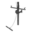 Wall Mounted Power Tower With Barbell And Dumbbell