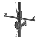 Wall Mounted Power Tower With Dumbbell And Barbell