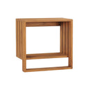 Wall Mounted Towel Rack 35 X 20 X 35 Cm Solid Teak Wood