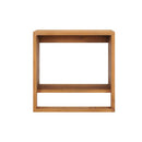 Wall Mounted Towel Rack 35 X 20 X 35 Cm Solid Teak Wood
