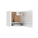 Wall Mounted Tv Cabinets 4 Pcs High Gloss White