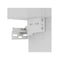 Wall Shelf High Gloss White 102 X 30 X 17 Cm Chipboard
