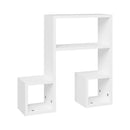 Wall Shelves 2 Pcs Chipboard White 50 X 15 X 50 Cm