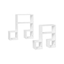 Wall Shelves 2 Pcs Chipboard White 50 X 15 X 50 Cm
