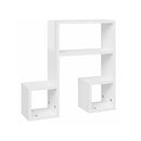 Wall Shelves 2 Pcs High Gloss White 50 X 15 X 50 Cm Chipboard