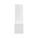 Wall Shelves 2 Pcs High Gloss White 50 X 15 X 50 Cm Chipboard