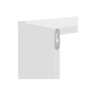 Wall Shelves 2 Pcs High Gloss White 50 X 15 X 50 Cm Chipboard