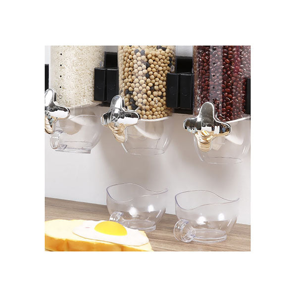 Cereal Wall Mounted Triple Dispenser