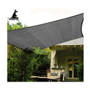 Outdoor Sun Shade Sail Canopy Grey Square