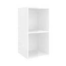 Wallmounted Tv Cabinet High Gloss White 37 X 37 X 72 Cm Chipboard