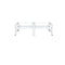 Washing And Drying Machine Pedestal With Pull Out Shelves White