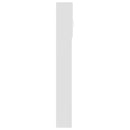 Washing Machine Cabinet White 64x25.5x190 cm Chipboard