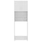 Washing Machine Cabinet White 64x25.5x190 cm Chipboard