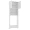 Washing Machine Cabinet White 64x25.5x190 cm Chipboard