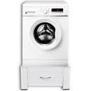 Washing Machine Pedestal With Drawer - White