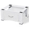 Washing Machine Pedestal With Drawer - White