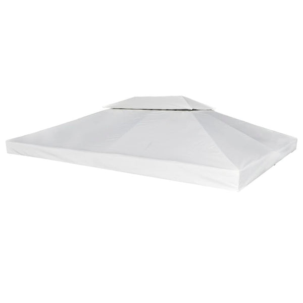 Water-Proof Gazebo Canopy Cover 3m x 4m - Cream White