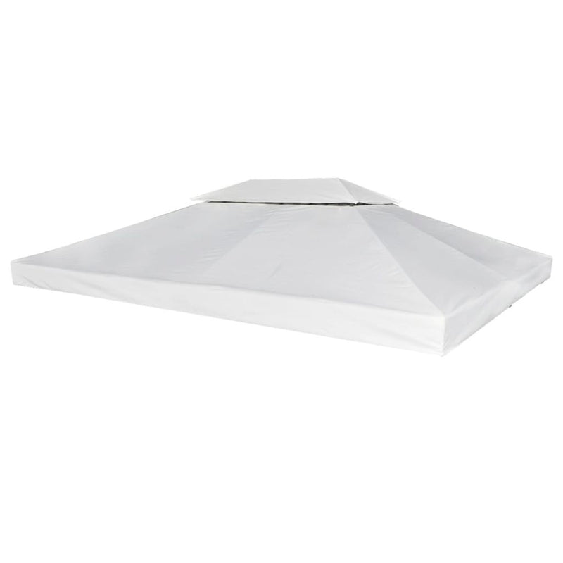 Water-Proof Gazebo Canopy Cover 3m x 4m - Cream White