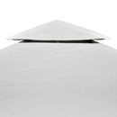 Water-Proof Gazebo Canopy Cover 3m x 4m - Cream White