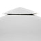 Water-Proof Gazebo Canopy Cover 3m x 4m - Cream White
