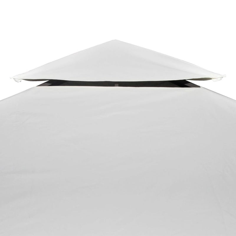 Water-Proof Gazebo Canopy Cover 3m x 4m - Cream White