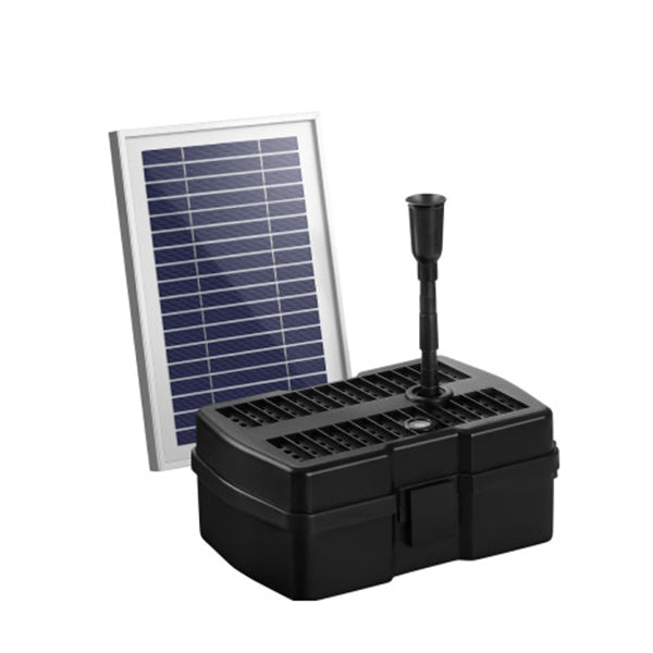 Solar Pond Pump With Eco Filter Box Water Fountain Kit 5Ft