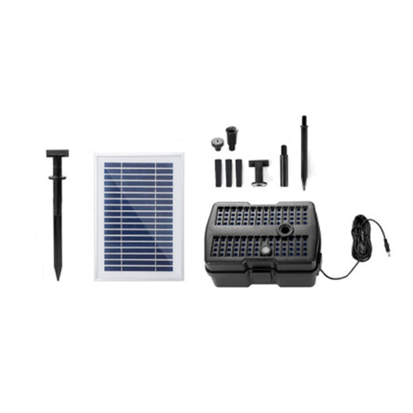 Solar Pond Pump With Eco Filter Box Water Fountain Kit 5Ft