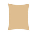 Waterproof Rectangle Shade Sand Beige Sail Cloth