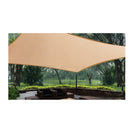 Waterproof Rectangle Shade Sand Beige Sail Cloth
