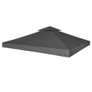 Waterproof Gazebo Cover Canopy 3 x 3 M - Dark Grey