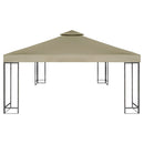 Waterproof Gazebo Cover Canopy Replacement 3 x 3 m - Beige