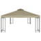 Waterproof Gazebo Cover Canopy Replacement 3 x 3 m - Beige