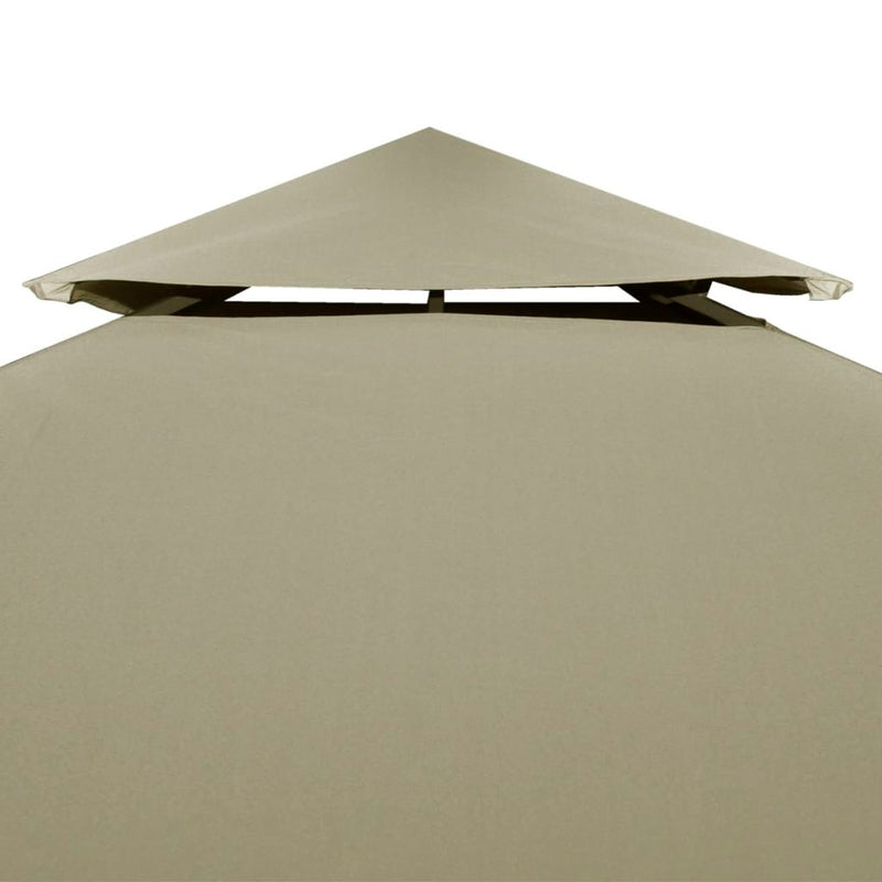 Waterproof Gazebo Cover Canopy Replacement 3 x 3 m - Beige