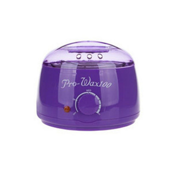 Wax Pot Heater 500Ml Hard Wax Bean Removal Kit Purple