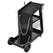 Welding Cart Trolley with 3 Shelves Workshop Organizer - Black