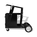Welding Cart With 4 Drawers Black
