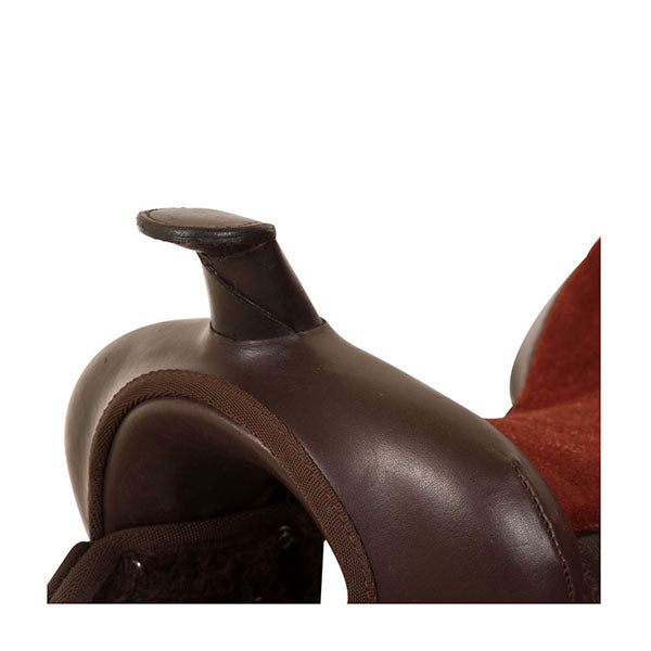 Western Saddle With Headstall And Breast Collar Leather Brown