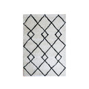 Whirl Ivory Charcoal Rug 155X225Cm