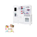 Kids Wooden Kitchen Pretend Play Sets Food Cooking Toys Children