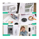 Kids Wooden Kitchen Pretend Play Sets Food Cooking Toys Children