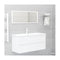 White Bathroom Chipboard Furniture Set