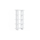 White Book Cabinet Room Divider 80 X 30 X 160 Cm Engineered Wood