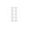 White Book Cabinet Room Divider 80 X 30 X 160 Cm Engineered Wood