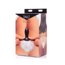 White Bunny Tail Anal Plug