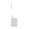 White Chipboard Bathroom Furniture Set