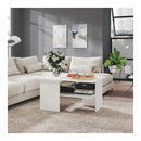 White Chipboard Coffee Table