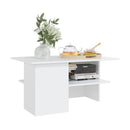 White Chipboard Coffee Table